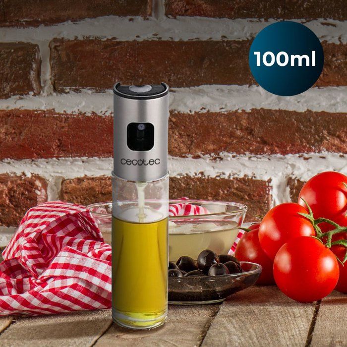 Oil Sprayer - CECOTEC - Polka OilSpray 1000 Cecofry - Clear glass - 304 stainless steel