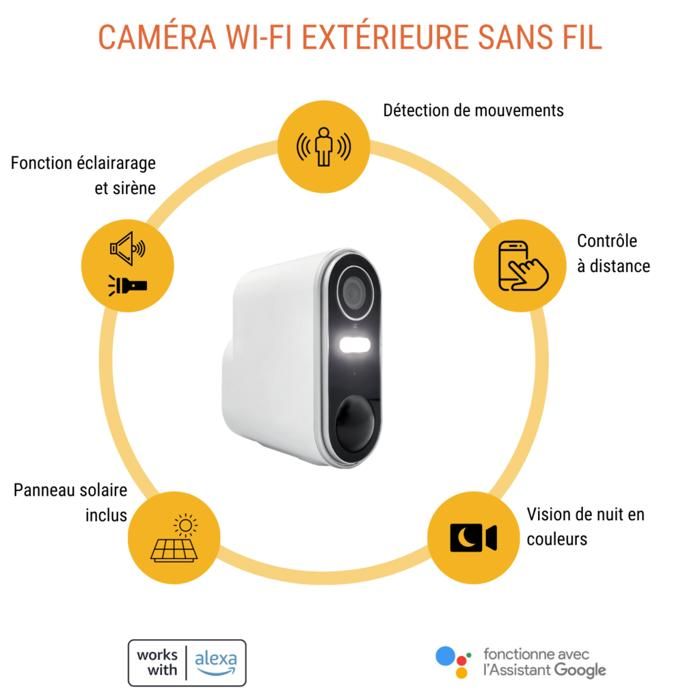 Konyks Camini Air 2 Solar Wireless Outdoor Surveillance Camera with Solar Panel