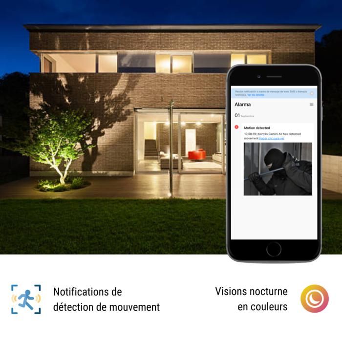 Konyks Camini Air 2 Solar Wireless Outdoor Surveillance Camera with Solar Panel