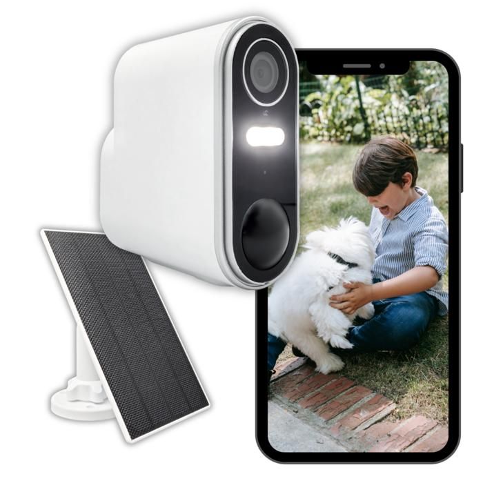 Konyks Camini Air 2 Solar Wireless Outdoor Surveillance Camera with Solar Panel