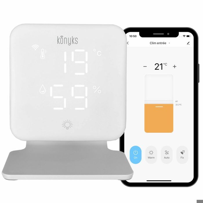 Wi-Fi Thermostat for Heat Pumps and Air Conditioners
