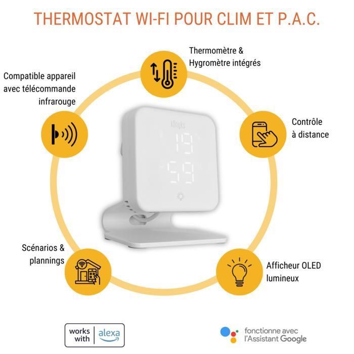 Wi-Fi Thermostat for Heat Pumps and Air Conditioners