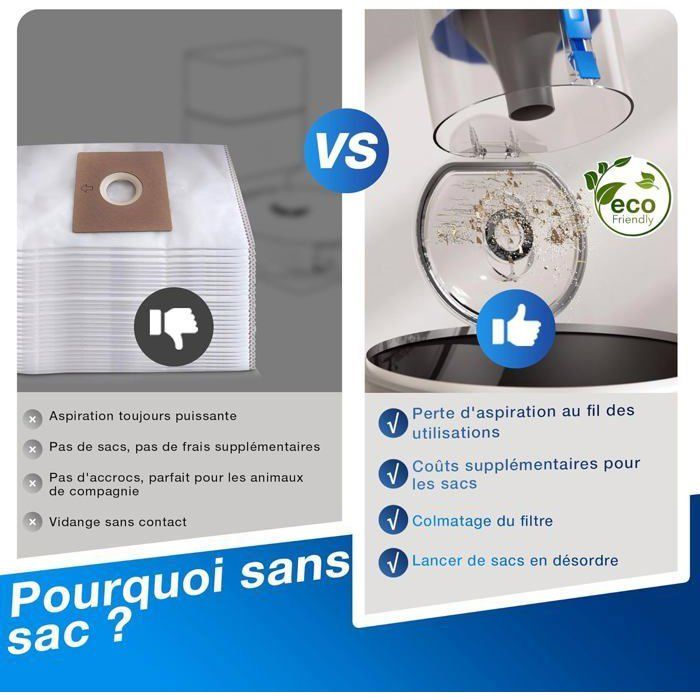 ECOVACS DEEBOT N20 PLUS Robot Vacuum Cleaner, PureCyclone Technology with Dust Container Without Consumables, 8000Pa