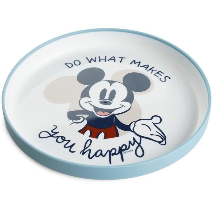 PIECE MEAL SET MICKEY CUP / BOWL / PLATE - Set 3pcs Non-Sl