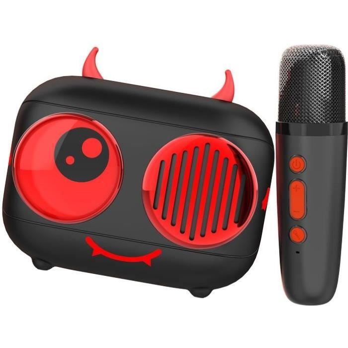 Karaoke kit / Bluetooth speaker and wireless microphone - CGV - DIABLO, Magic voice effects, 8h battery life, USB charging