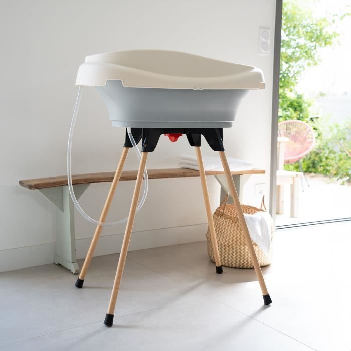 THERMOBABY Pack changing table Bathtub and VASCO stand - Blue Flower