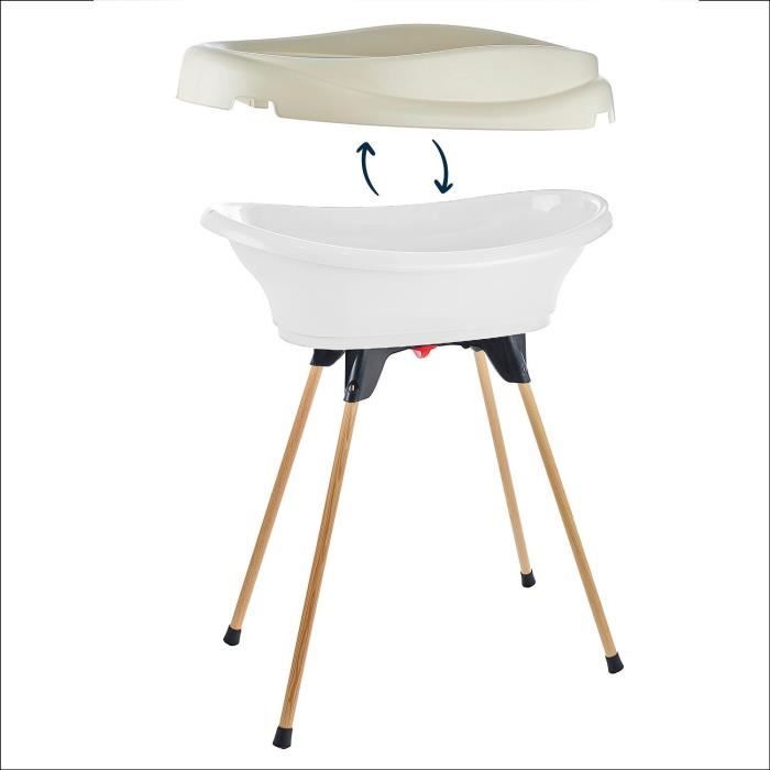 THERMOBABY Pack changing table Bathtub and VASCO stand - White