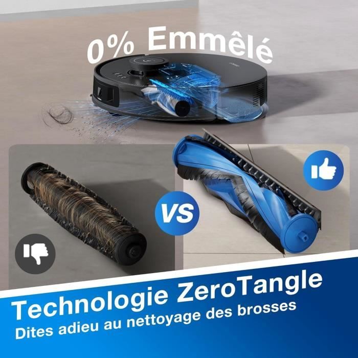 ECOVACS Deebot N20 Pro PLUS - 8000Pa Robot Vacuum Cleaner with Automatic Dust Collection - 45 Days of Autonomous Cleaning