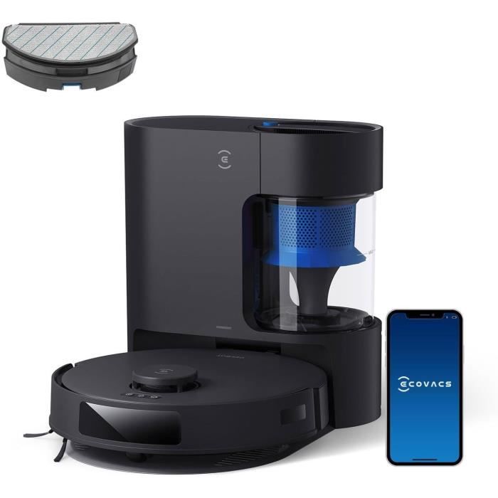 ECOVACS Deebot N20 Pro PLUS - 8000Pa Robot Vacuum Cleaner with Automatic Dust Collection - 45 Days of Autonomous Cleaning