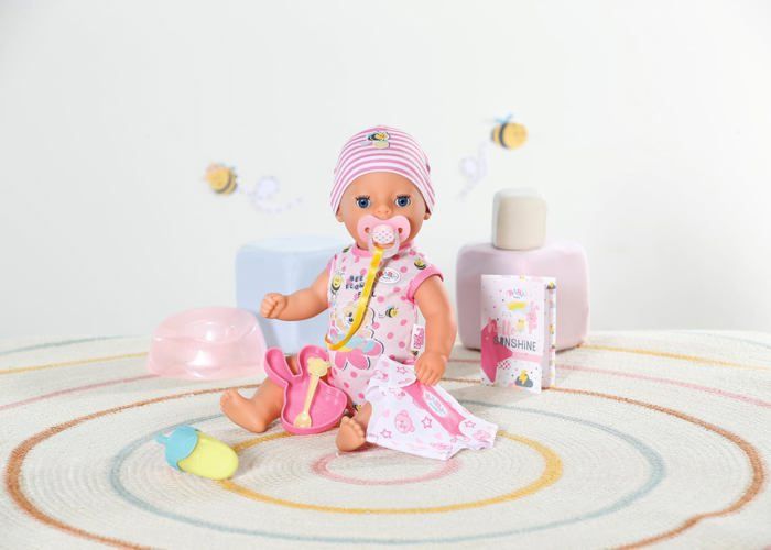 Poupon - BABY BORN - Little Magic Girl - 8 fonctions - 7 accessoires - 36cm - Des 2 ans