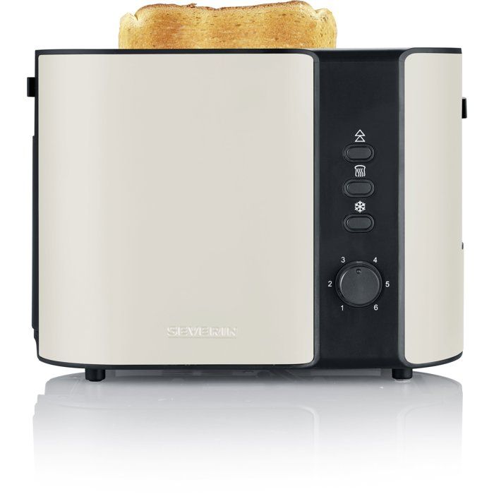 Compact Automatic Toaster - SEVERIN - AT9576 - 2 slots, holds up to 2 slices - browning control - Beige