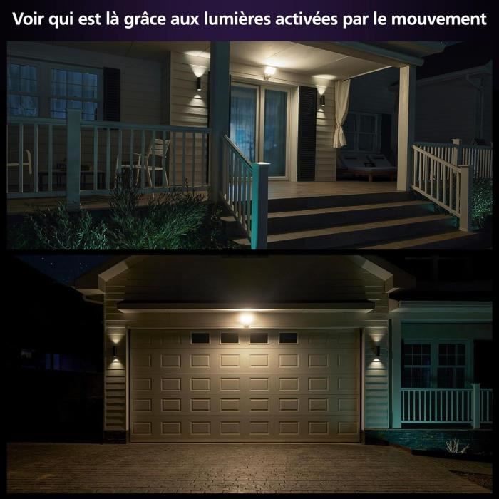Projecteur avec caméra de sécurité intelligente extérieure - Philips Hue - Secure - 1080P - Intégrée - Conversation bidirectionnelle