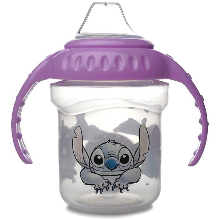 Cup with handles - THERMOBABY - 250 ml - Silicone spout - Lilo & Stitch