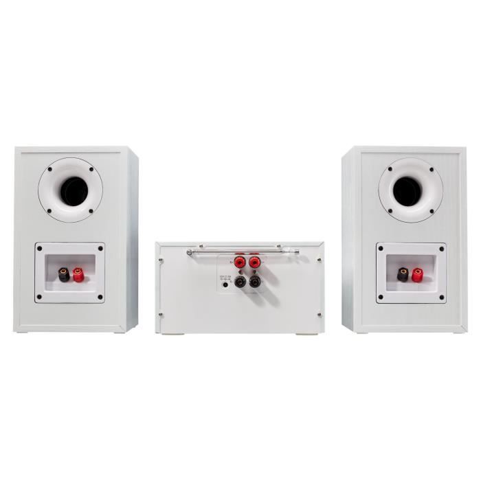 Mini Hi-Fi System - MEDION - DAB/FM Internet Radio - CD Player - 2x15W RMS - White
