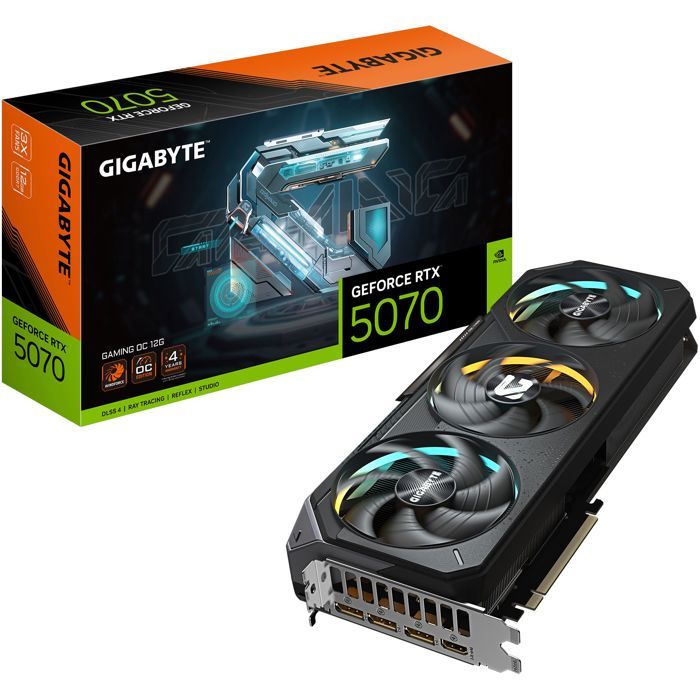Gigabyte - Graphics Card - GeForce RTX 5070 - Gaming OC - 12GB