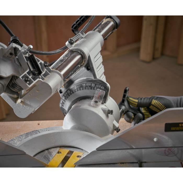 254 mm radial arm saw - 1800W - 30 mm bore, 0-4800 rpm - STANLEY FATMAX, SM1800-QS