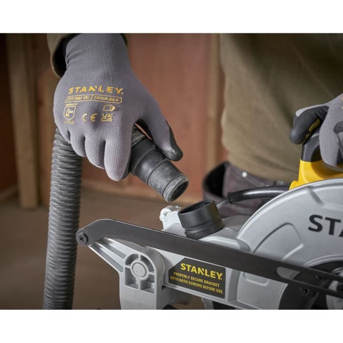 254 mm radial arm saw - 1650W - 30 mm bore, 0-4800 rpm - STANLEY FATMAX, SM1650-QS