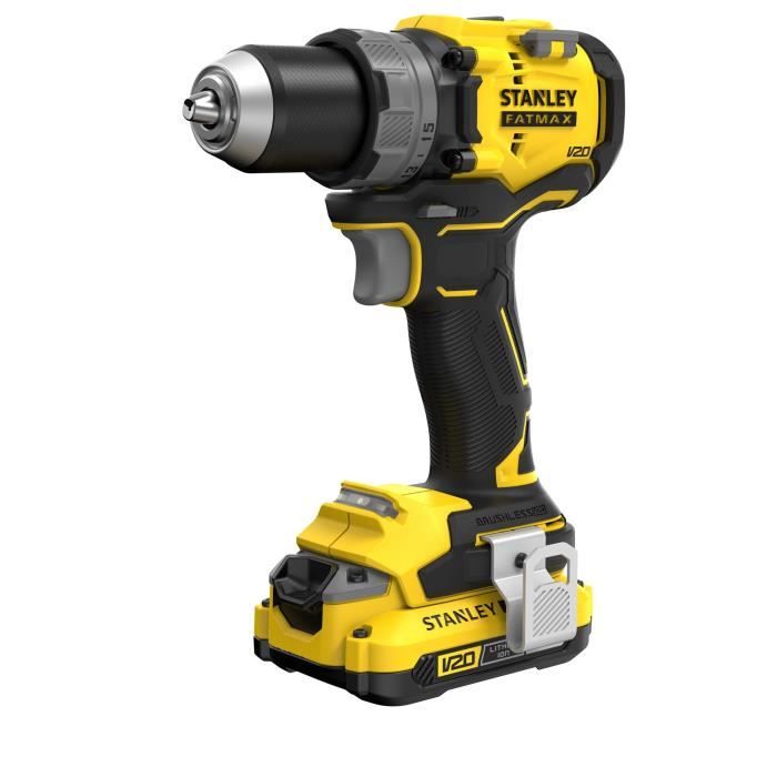 Drill driver - STANLEY FATMAX - SFMCD725D2K-QW - 80 Nm - 18V - 15 torque settings