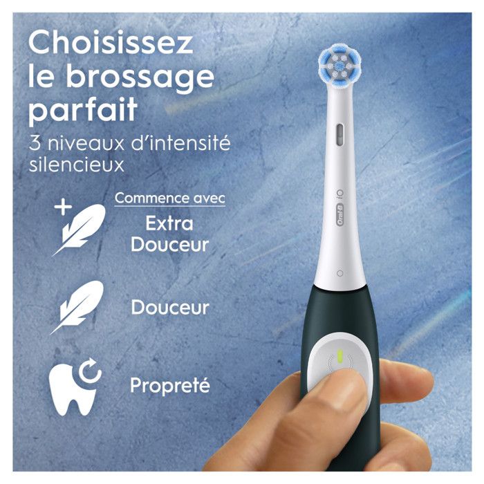 Electric Toothbrush - ORAL B - iO2 Series - Forest Green + Travel Case