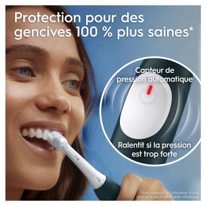 Electric Toothbrush - ORAL B - iO2 Series - Forest Green + Travel Case