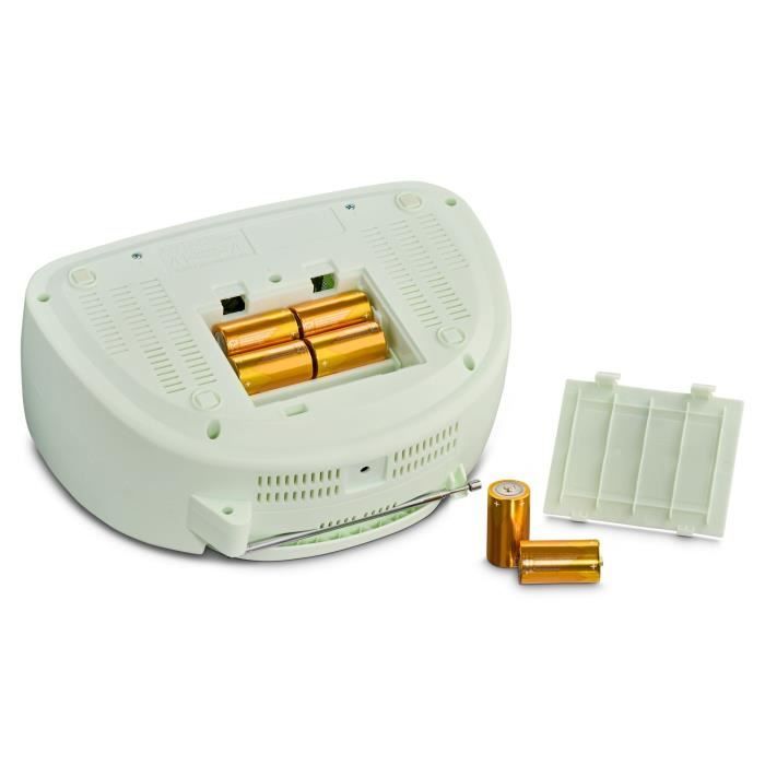 Radio CD K7 - MEDION - FM - 2x3W RMS - Vert