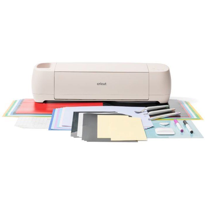 Pack machine de découpe + kit essentiel - CRICUT - Explore 4 - Seashell - Des 14 ans