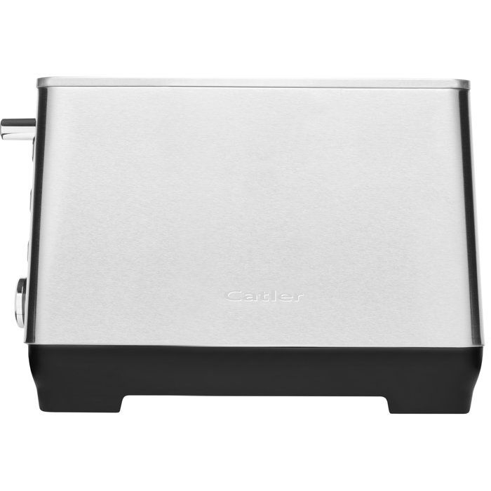 CATLER TS 4013 2-slot toaster - Bagel function - Defrost - Reheat - Brushed stainless steel finish that resists fingerprints