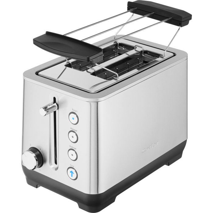 CATLER TS 4013 2-slot toaster - Bagel function - Defrost - Reheat - Brushed stainless steel finish that resists fingerprints