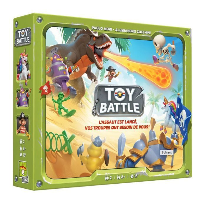 Toy Battle - Board Game - ASMODEE - REPTB01FR - Green - Ages 8 and up