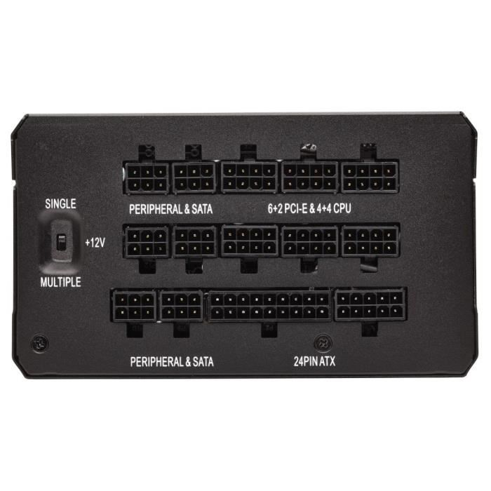Alimentation PC - CORSAIR - HXi Series (2025) - HX1200i - 1200 Watt - 80 PLUS Platinum - C14 Version