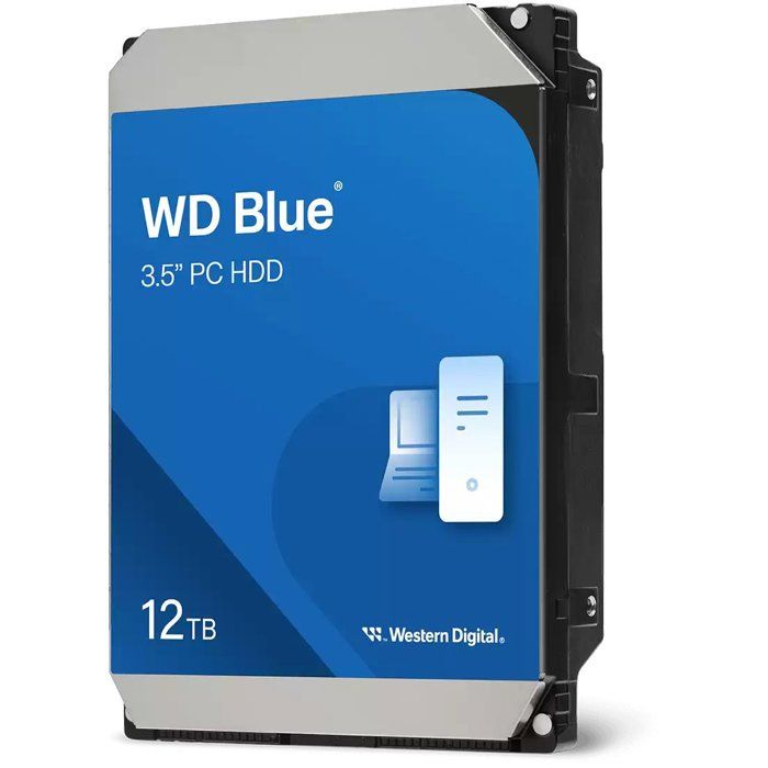 WD Blue - Hard Drive - 12 TB - 3.5-inch - 7,200 RPM