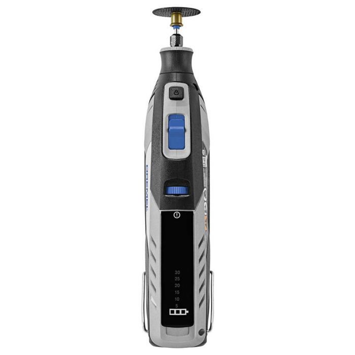 Dremel 8250 Outil Rotatif Multifonction Sans-fil 12V, 65 acc, 5 adaptations, 1 batterie 2Ah, de 5.000 a 30.000 tr/min