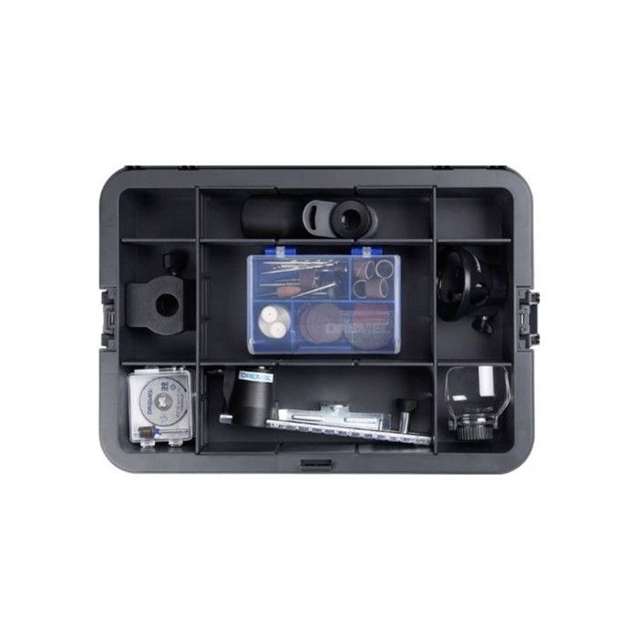 Dremel 8250 Outil Rotatif Multifonction Sans-fil 12V, 65 acc, 5 adaptations, 1 batterie 2Ah, de 5.000 a 30.000 tr/min