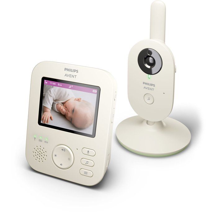 Écoute-bébé vidéo - PHILIPS - SCD882/26 - écran 2,8 pouces - vision nocturne - connexion sécurisée