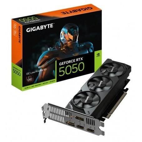 Graphics Card - GIGABYTE - RTX 5050 OC-8GL - 8 GB GDDR6 - Low Profile - Silent Cooling