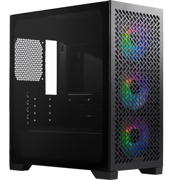 Boitier PC Gaming - COOLER MASTER - E302-KGNN-S00 - Elite 302 - Mini-Tower - ATX, Micro-ATX et Mini-ITX