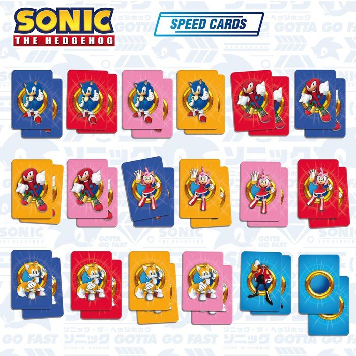 Sonic Speed Card Game - Card Game - LISCIANI - Speed - Sonic Universe
