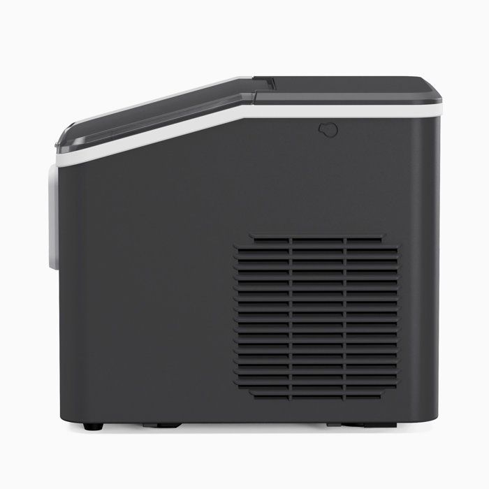 HKoeNIG Ice Maker - KUB12 - Up to 12 kg of ice per day - 6 to 13 minutes per batch - 120 W - Black