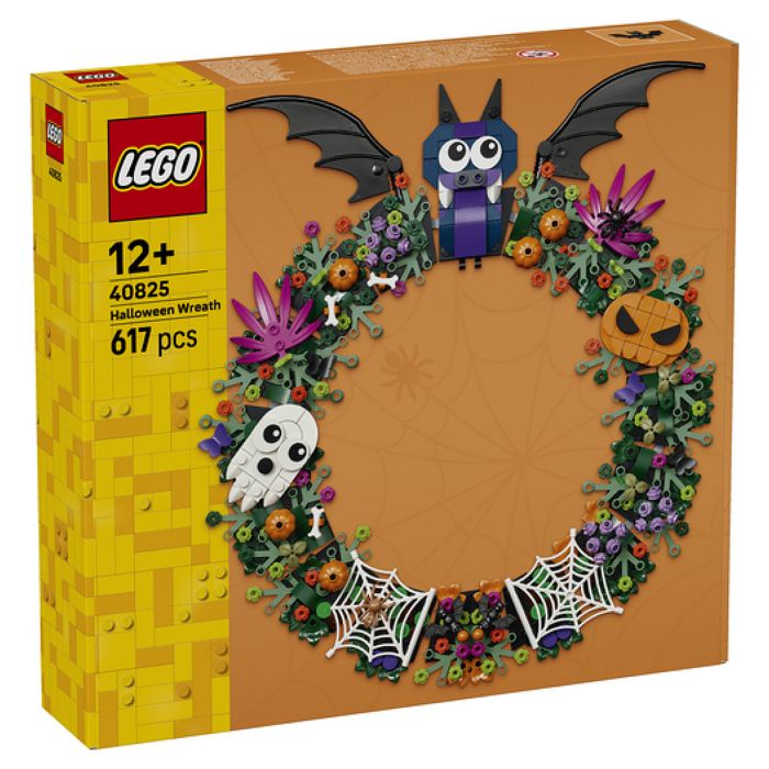 LEGO Halloween Building Set - 40825 - Decorative Wreath, Bats, Pumpkins, and Ghost - Ages 12 and up