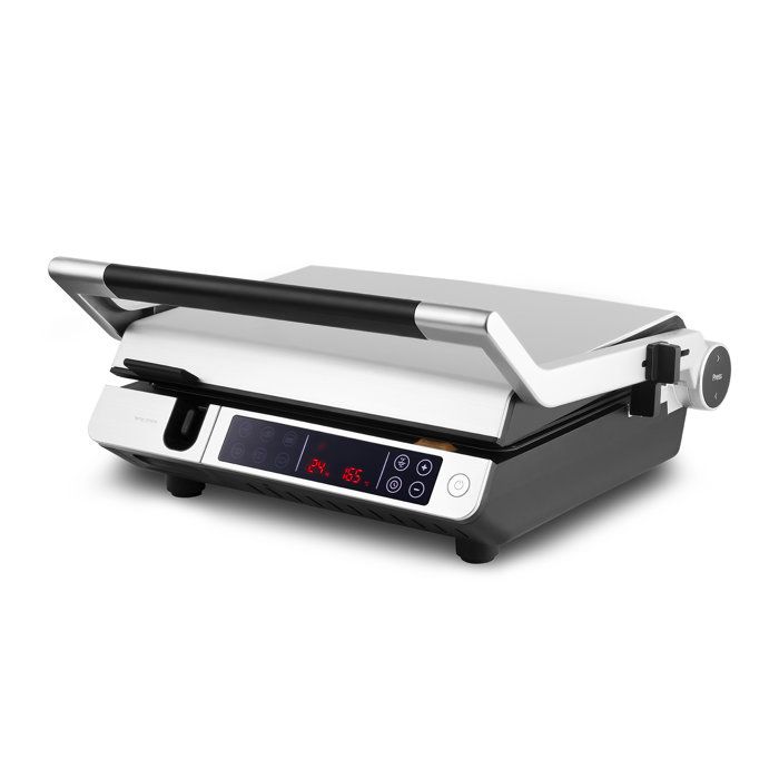 CATLER GR 7010 Smart Contact Grill - Temperature Probe - 6 Touchscreen Programs - Meat - Stainless Steel Grates