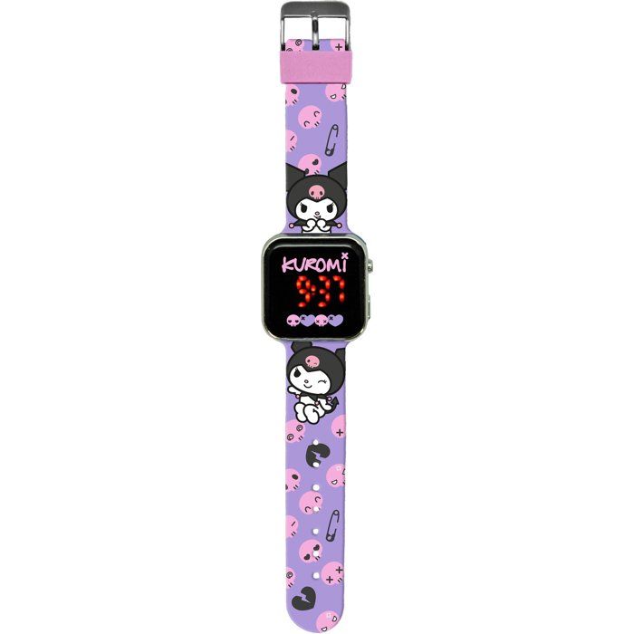 Kuromi LED Watch with Time and Date Functions