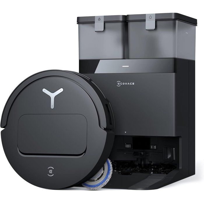 ECOVACS T50 Omni GEN2 - Robot Aspirateur Laveur - 21000Pa - ZeroTangle 2.0 - Station OMNI avec vidage automatique