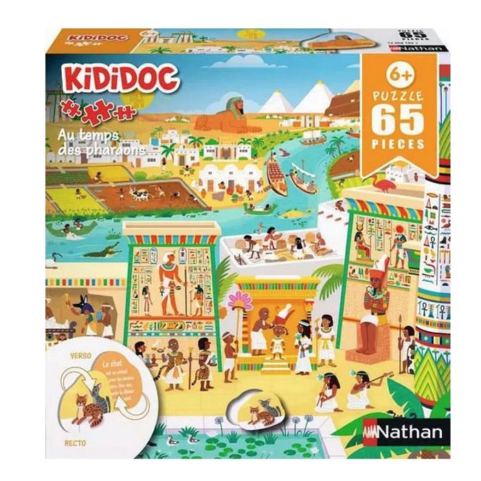Puzzle for 6-Year-Olds - Kididoc Puzzle - In the Time of the Pharaohs