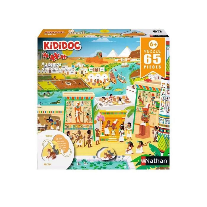 Puzzle for 6-Year-Olds - Kididoc Puzzle - In the Time of the Pharaohs