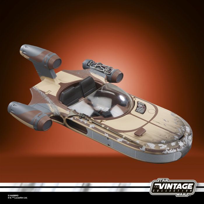 Luke Skywalker's Star Wars Landspeeder, 9.5 cm action figure and collectible vehicle, The Vintage Collection Star Wars: A New