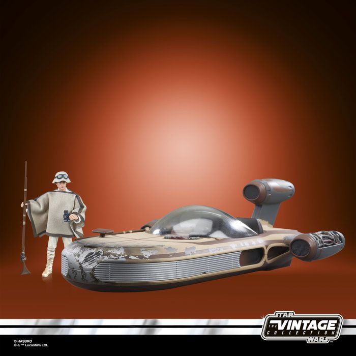 Luke Skywalker's Star Wars Landspeeder, 9.5 cm action figure and collectible vehicle, The Vintage Collection Star Wars: A New