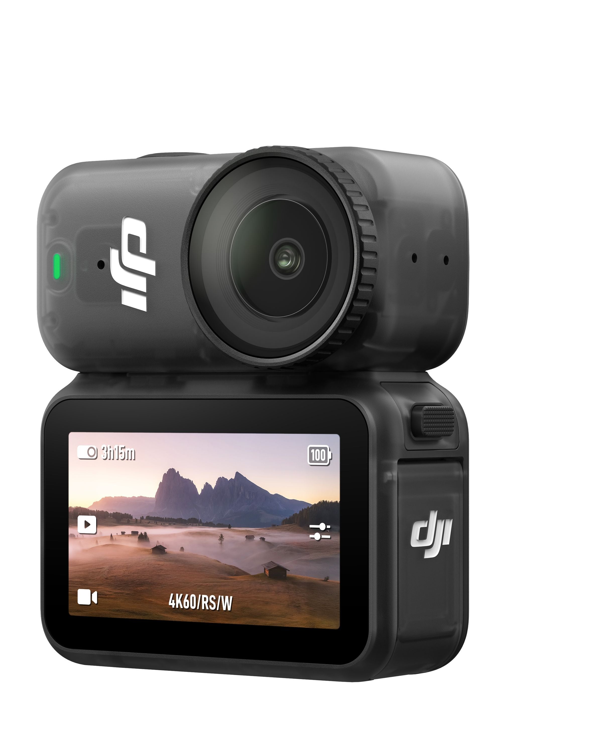 Action Camera - DJI - Osmo Nano Standard Combo 64GB - 4K/60 fps - 1/1.3-inch sensor, 143° field of view - Waterproof to 10 m