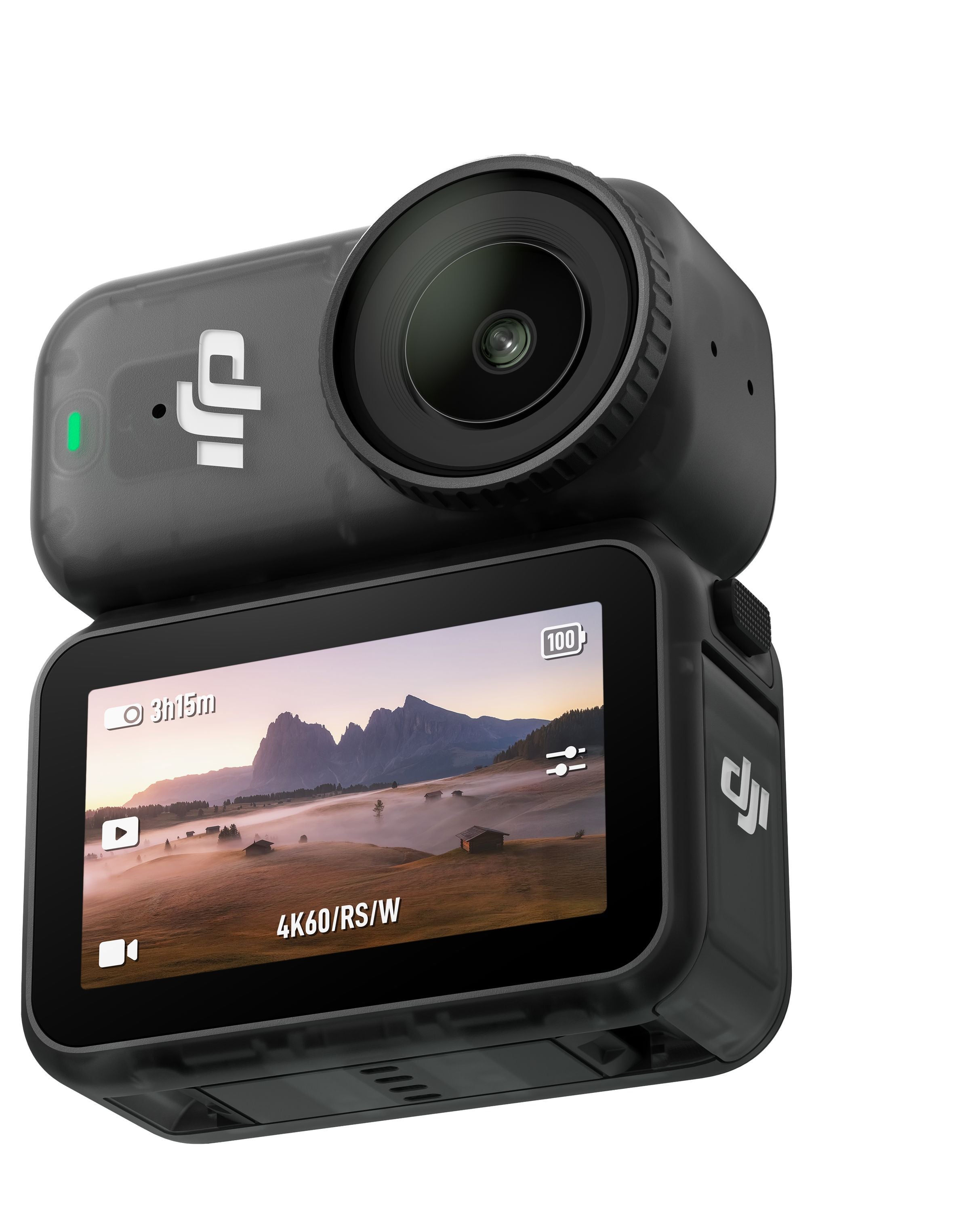 Action Camera - DJI - Osmo Nano Standard Combo 64GB - 4K/60 fps - 1/1.3-inch sensor, 143° field of view - Waterproof to 10 m