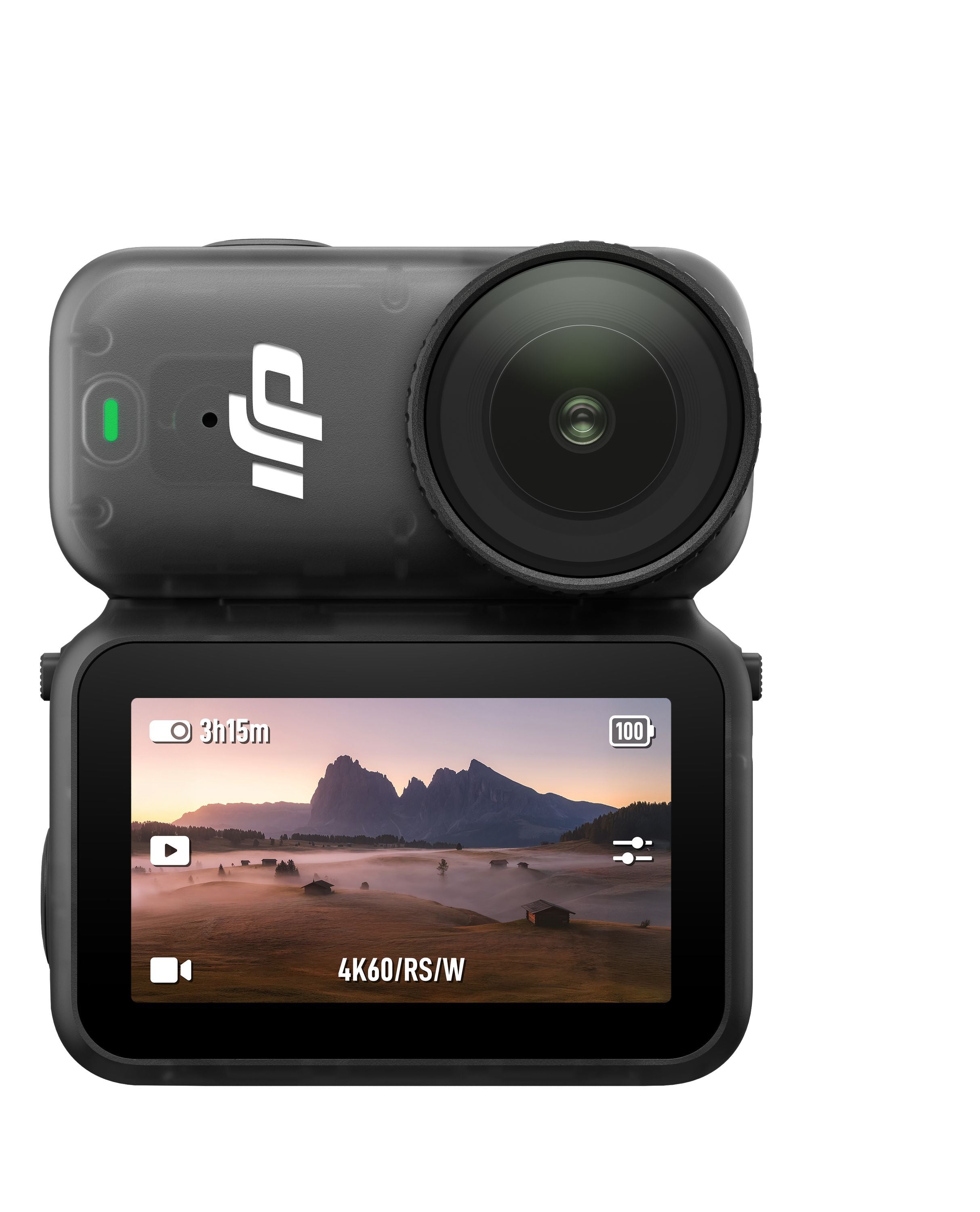 Action Camera - DJI - Osmo Nano Standard Combo 64GB - 4K/60 fps - 1/1.3-inch sensor, 143° field of view - Waterproof to 10 m