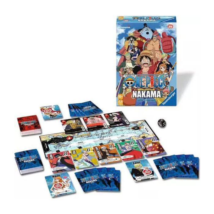 One Piece Nakama Family Board Game - RAVENSBURGER - Blue - Ages 10 and up